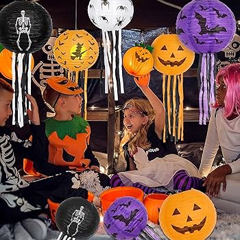 Amazon.co.jp: Moigeku ハロウィン 提灯 10 ハロウィン 飾り